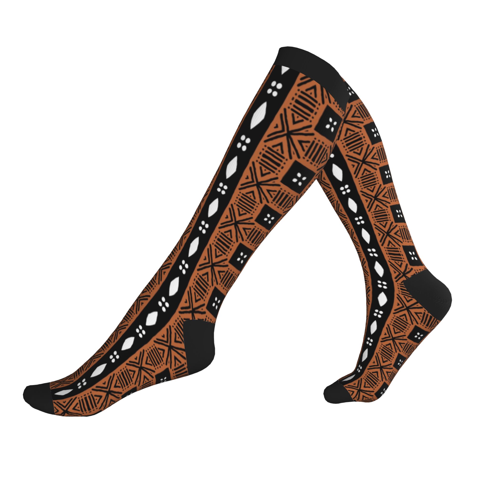 Ethnic Fashion For Men - Afrika Safari Çamur Bezi Elbise Çorapları