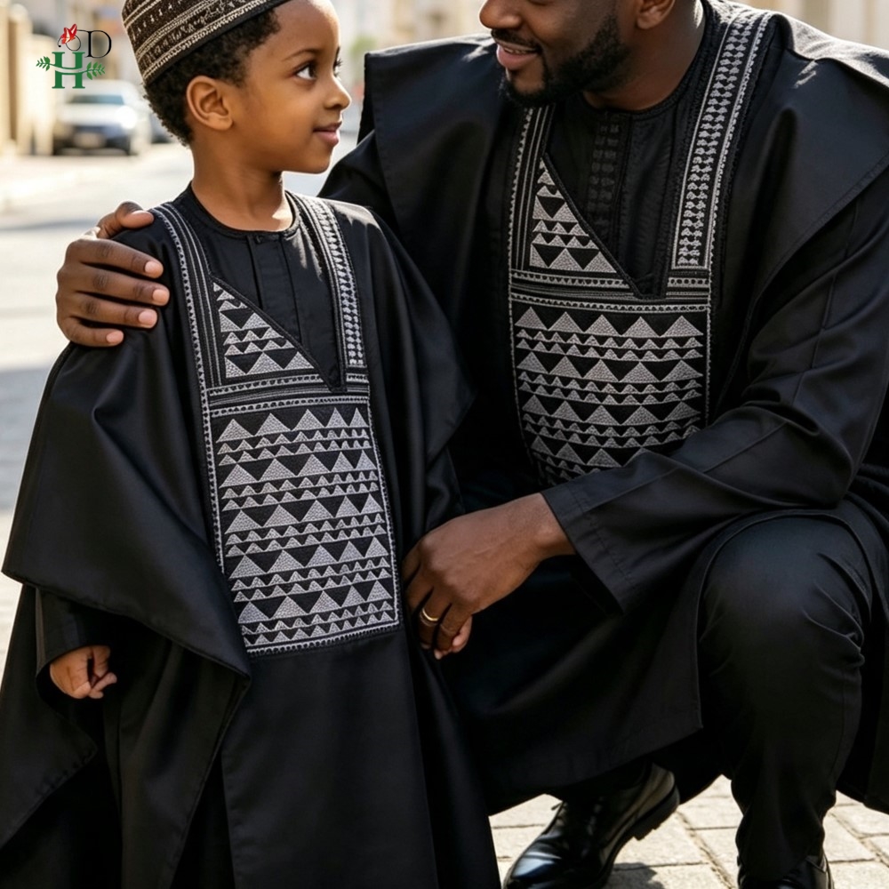 Baba-Oğul Kıyafetleri Türkiye  - Boubou Men Africa incelemesi ve fiyatı