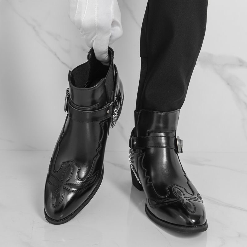 Erkek Deri Botlar, İngiliz Tar - Ethnic Fashion For Men incelemesi ve fiyatı