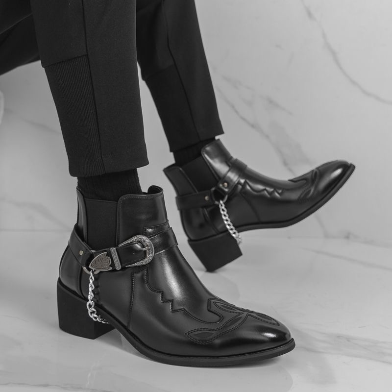 Erkek Deri Botlar, İngiliz Tar - Ethnic Fashion For Men incelemesi ve fiyatı