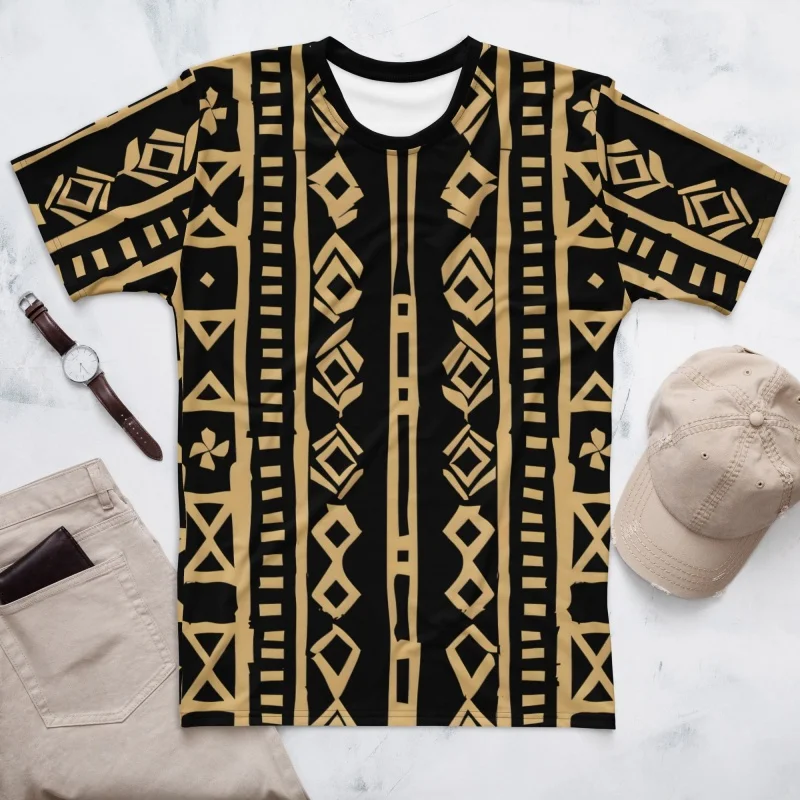 Tribal Afrika Desenli Erkek Ti - Mudcloth Print Top incelemesi ve fiyatı