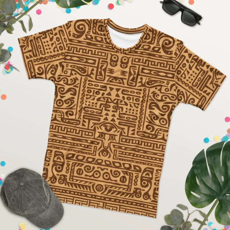 Tribal Afrika Desenli Erkek Ti - Mudcloth Print Top incelemesi ve fiyatı