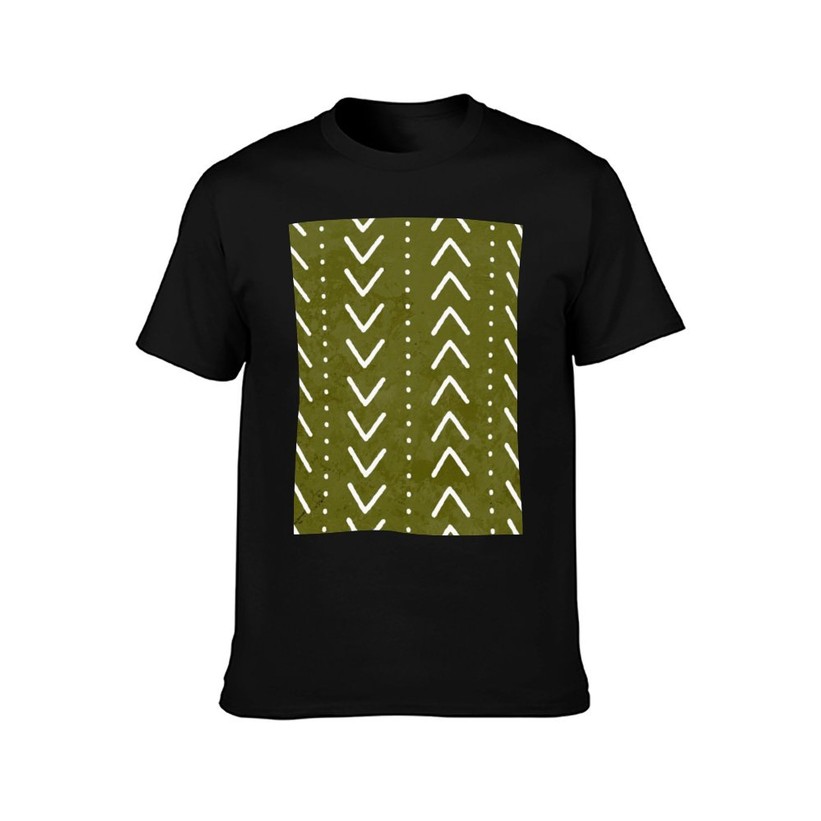 Zeytin Yeşili, Çamur Desenli O - Mudcloth Print Top incelemesi ve fiyatı