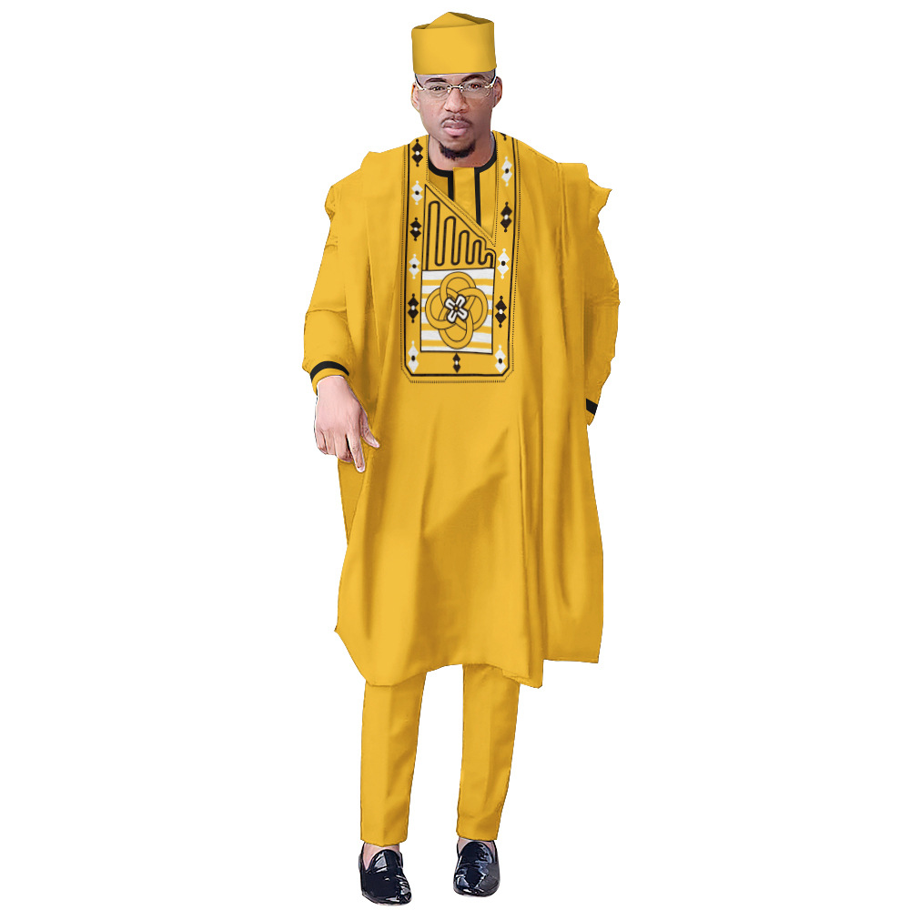 Geleneksel Boubou Gömlek Panto - Boubou Men Africa incelemesi ve fiyatı
